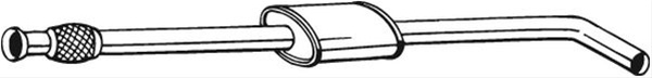 Toba Esapament Intermediara Bosal Renault 282-825
