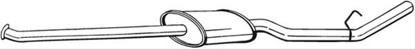 Toba Esapament Intermediara Bosal Renault 284-079