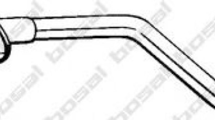 Toba esapament intermediara CITROEN XSARA Cupe (N0) (1998 - 2005) BOSAL 282-663 piesa NOUA