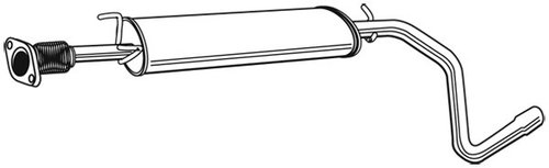 Toba esapament intermediara FIAT STILO Multi Wagon (192) (2003 - 2008) 4MAX 0219-01-07427P piesa NOU...