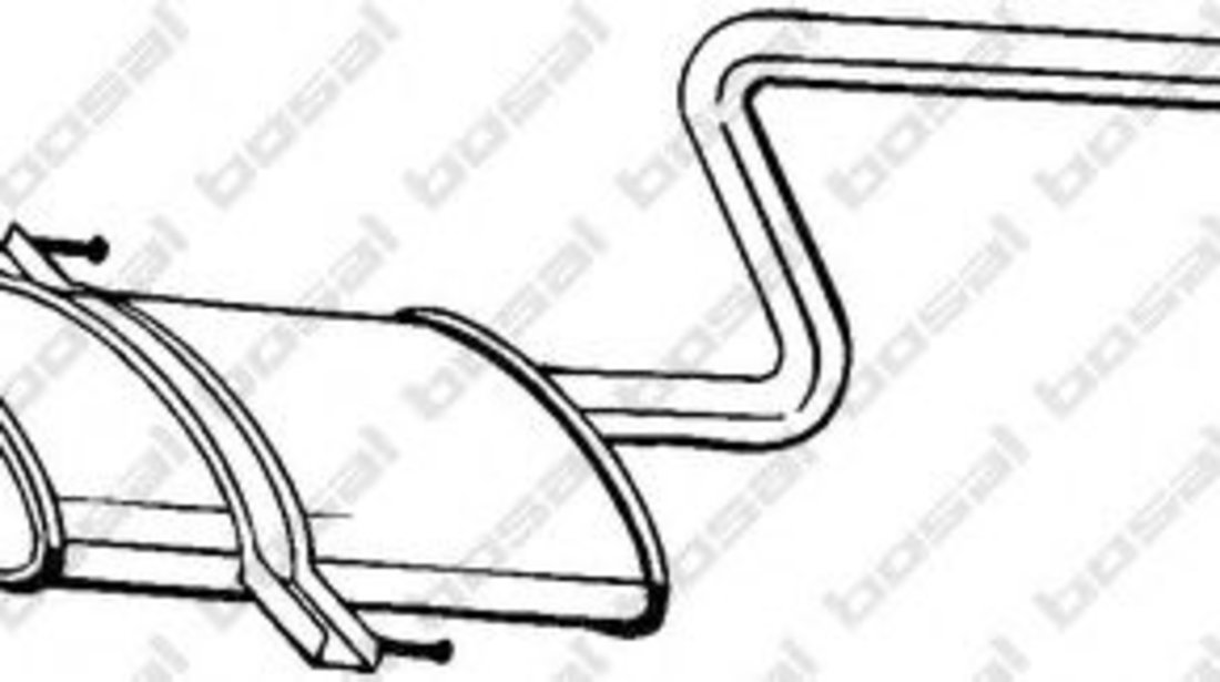 Toba esapament intermediara HYUNDAI MATRIX (FC) (2001 - 2010) BOSAL 284-301 piesa NOUA