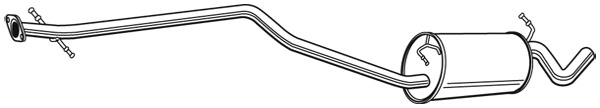 Toba esapament intermediara Land Rover Freelander 2.5 V6