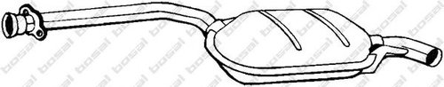 Toba esapament intermediara MERCEDES E-CLASS (W124) (1993 - 1995) BOSAL 175-185 piesa NOUA