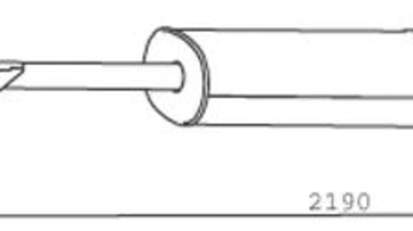 Toba esapament intermediara MERCEDES SPRINTER 2-t bus (901, 902) (1995 - 2006) DINEX 56330 piesa NOUA