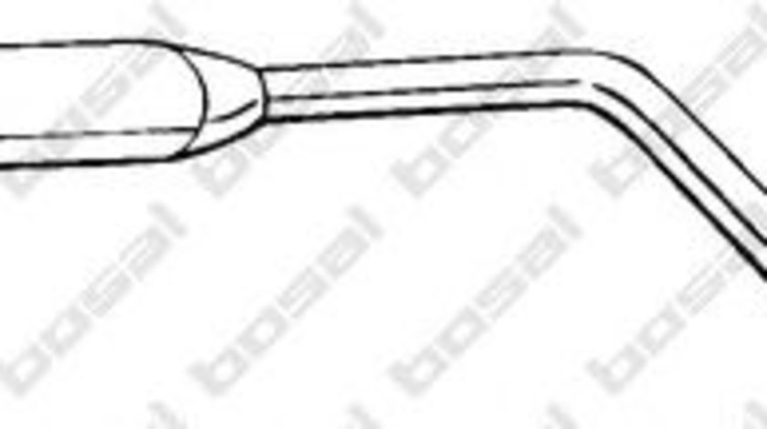 Toba esapament intermediara MITSUBISHI COLT V (CJ, CP) (1995 - 2003) BOSAL 285-275 piesa NOUA