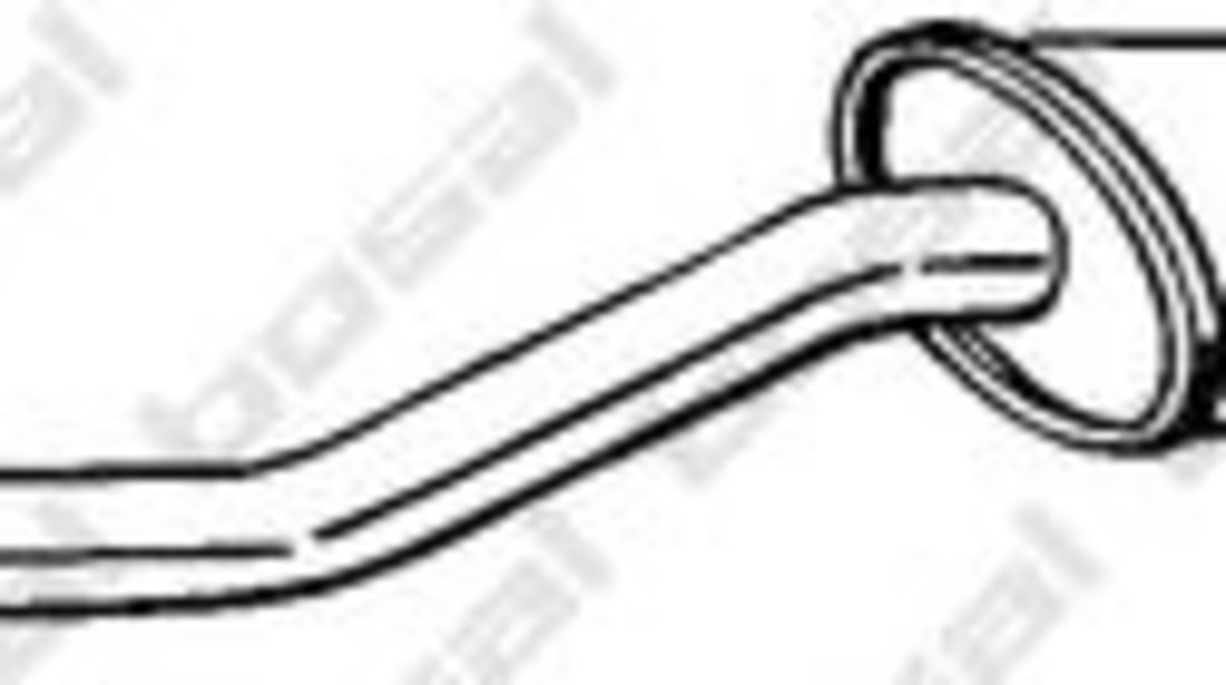 Toba esapament intermediara NISSAN QASHQAI / QASHQAI +2 (J10, JJ10) (2007 - 2013) BOSAL 287-237 piesa NOUA