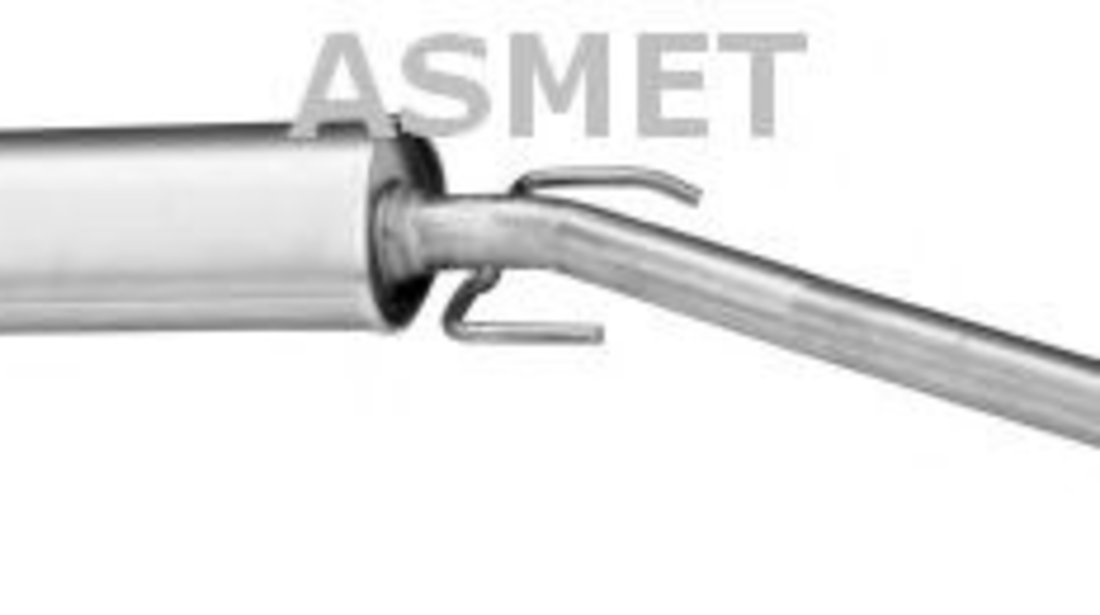 Toba esapament intermediara OPEL ASTRA G Cabriolet (F67) (2001 - 2005) ASMET 05.158 piesa NOUA
