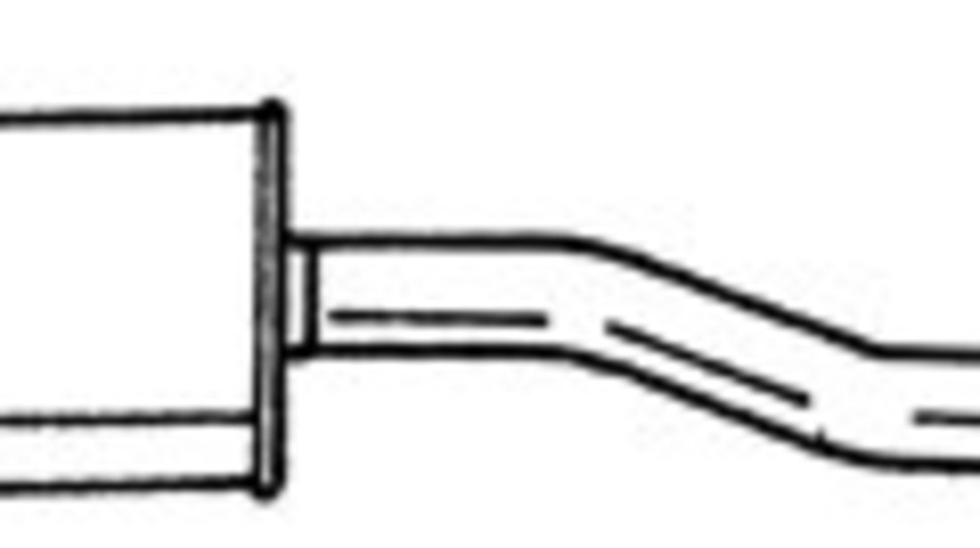 Toba esapament intermediara OPEL CORSA B (73, 78, 79) (1993 - 2002) QWP WEX447 piesa NOUA