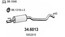 Toba esapament intermediara OPEL CORSA B (73, 78, ...