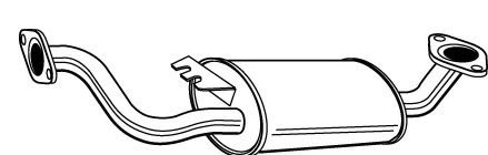 Toba esapament intermediara OPEL FRONTERA B (6B) (1998 - 2016) WALKER 22586 piesa NOUA