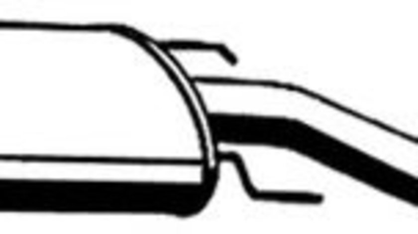 Toba esapament intermediara OPEL VECTRA B Hatchback (38) (1995 - 2003) ASMET 05.131 piesa NOUA