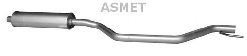Toba esapament intermediara OPEL VECTRA C Combi (2003 - 2016) ASMET 05.175 piesa NOUA