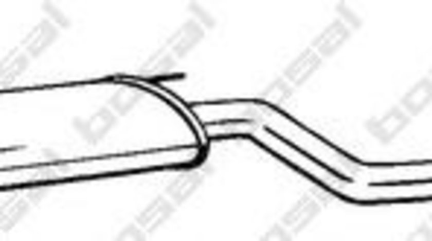 Toba esapament intermediara OPEL VECTRA C GTS (2002 - 2016) BOSAL 292-039 piesa NOUA