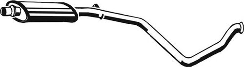 Toba esapament intermediara PEUGEOT 306 (7B, N3, N5) (1993 - 2003) ASMET 08.024 piesa NOUA