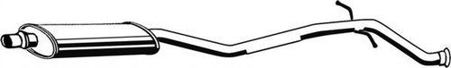 Toba esapament intermediara PEUGEOT 406 (8B) (1995 - 2005) ASMET 08.068 piesa NOUA