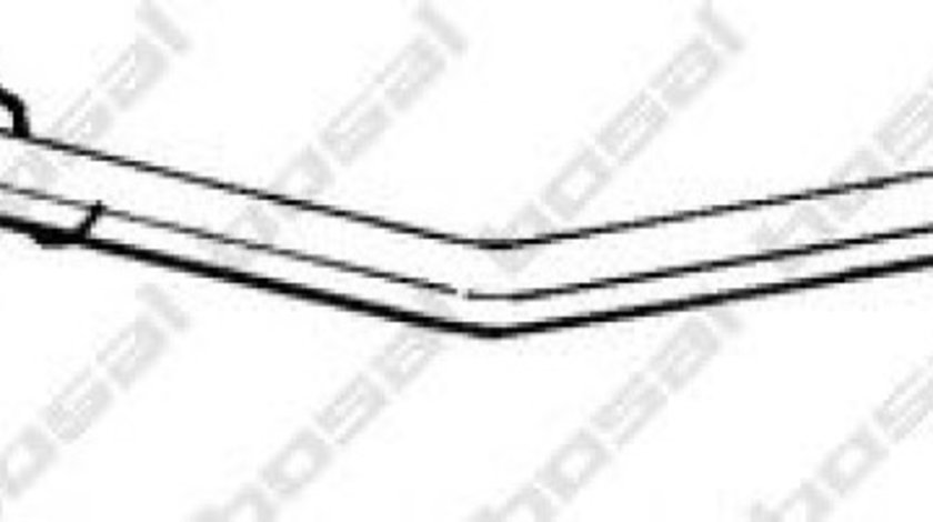 Toba esapament intermediara PEUGEOT 406 Estate (8E/F) (1996 - 2004) BOSAL 286-075 piesa NOUA