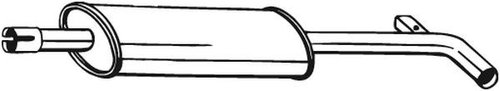 Toba esapament intermediara RENAULT CLIO III Grandtour (KR0/1) (2008 - 2012) BOSAL 200-021 piesa NOU...