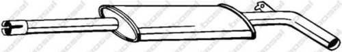 Toba esapament intermediara RENAULT GRAND SCENIC II (JM0/1) (2004 - 2016) BOSAL 278-411 piesa NOUA