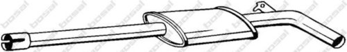 Toba esapament intermediara RENAULT SCENIC III (JZ0/1) (2009 - 2016) BOSAL 280-291 piesa NOUA