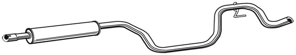 Toba esapament intermediara Saab 9-3 1.8T / 2.0T