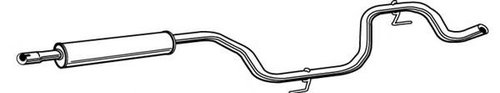 Toba esapament intermediara SAAB 9-3 Combi (YS3F) (2005 - 2016) WALKER 23035 piesa NOUA