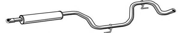 Toba esapament intermediara SAAB 9-3 (YS3F) (2002 - 2016) WALKER 23035 piesa NOUA