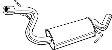 Toba esapament intermediara SEAT LEON (1P1) (2005 - 2012) WALKER 22973 piesa NOUA