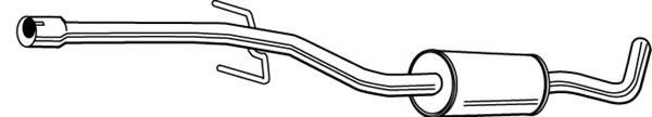 Toba esapament intermediara SEAT LEON (1P1) (2005 - 2012) WALKER 23085 piesa NOUA