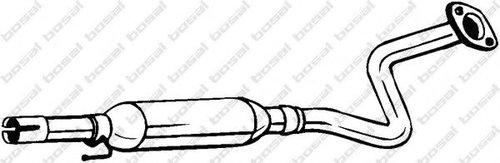 Toba esapament intermediara TOYOTA COROLLA (CDE12, ZZE12, NDE12, ZDE12) (2001 - 2007) BOSAL 284-585 ...