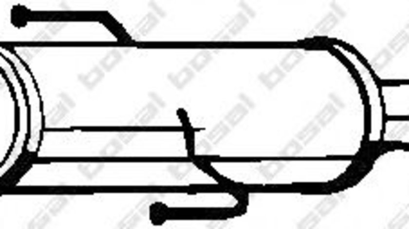 Toba esapament intermediara TOYOTA COROLLA Hatchback (E11) (1997 - 2002) BOSAL 228-465 piesa NOUA