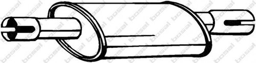 Toba esapament intermediara TOYOTA COROLLA Liftback (E11) (1997 - 2002) BOSAL 228-251 piesa NOUA