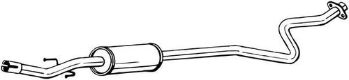 Toba esapament intermediara TOYOTA YARIS (P1) (1999 - 2005) BOSAL 279-181 piesa NOUA