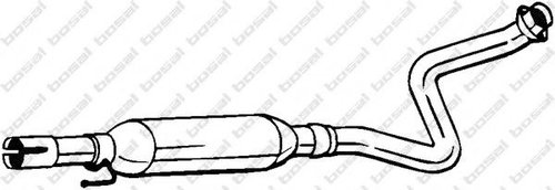 Toba esapament intermediara TOYOTA YARIS VERSO (NLP2, NCP2) (1999 - 2005) BOSAL 279-183 piesa NOUA