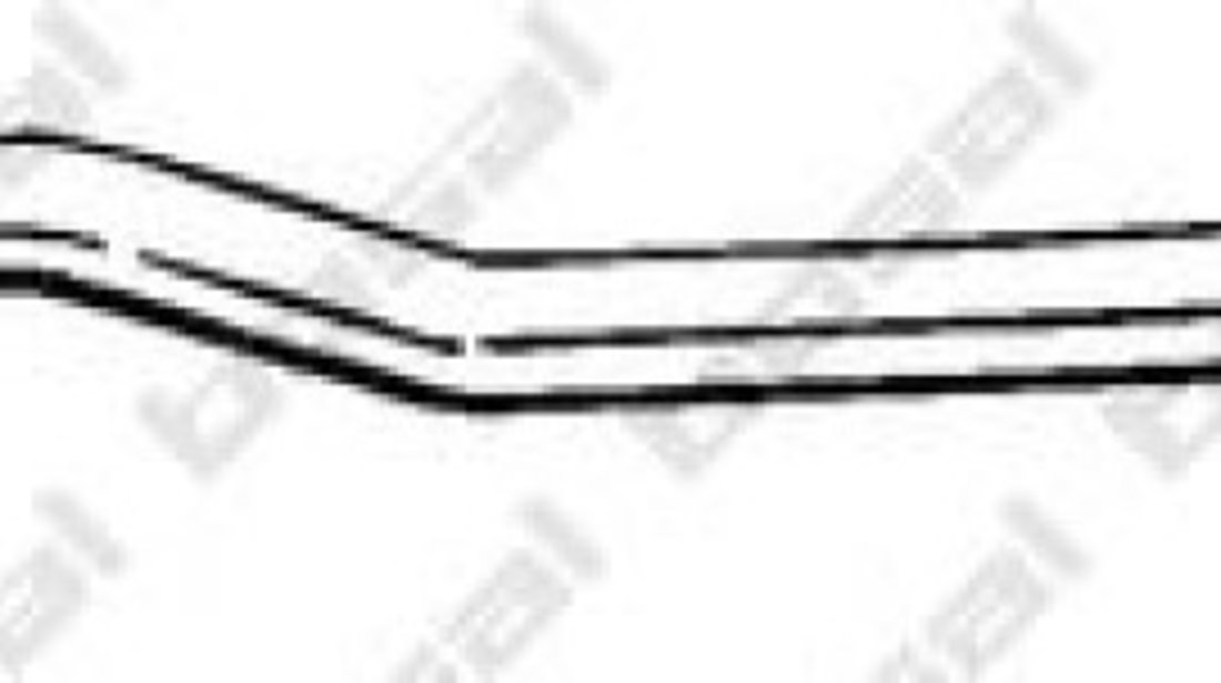 Toba esapament intermediara VOLVO S60 I (2000 - 2010) BOSAL 286-189 piesa NOUA