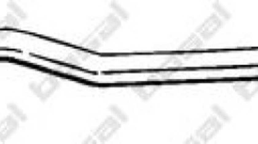 Toba esapament intermediara VOLVO S60 I (2000 - 2010) BOSAL 286-189 piesa NOUA