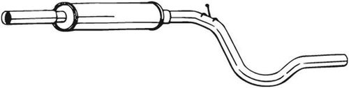 Toba esapament intermediara VW CADDY II Caroserie (9K9A) (1995 - 2004) BOSAL 279-119 piesa NOUA