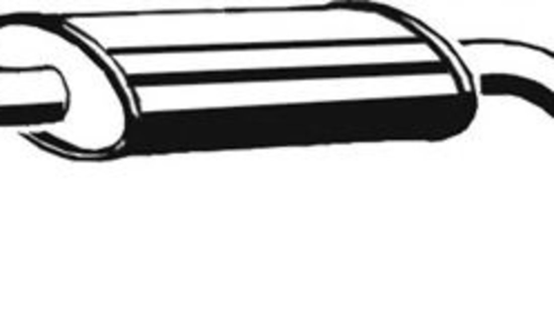 Toba esapament intermediara VW CADDY II Pick-up (9U7) (1996 - 2000) ASMET 21.011 piesa NOUA