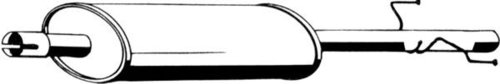 Toba esapament intermediara VW LT II platou / sasiu (2DC, 2DF, 2DG, 2DL, 2DM) (1996 - 2006) ASMET 04...