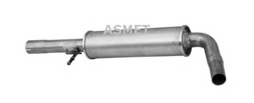 Toba esapament intermediara VW NEW BEETLE (9C1, 1C1) (1998 - 2010) ASMET 21.009 piesa NOUA