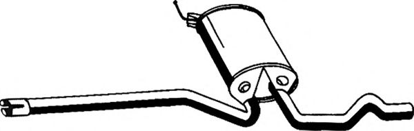Toba esapament intermediara VW PASSAT (3B2) (1996 - 2001) ASMET 04.077 piesa NOUA