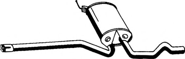 Toba esapament intermediara VW PASSAT (3B3) (2000 - 2005) ASMET 04.078 piesa NOUA
