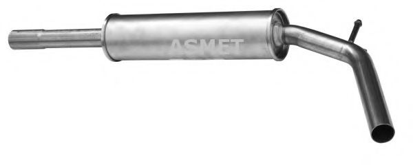 Toba esapament intermediara VW POLO (6N1) (1994 - 1999) ASMET 03.050 piesa NOUA