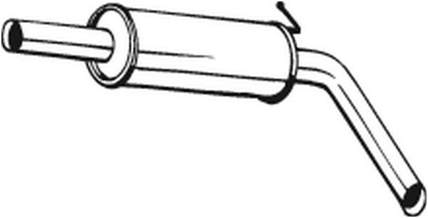 Toba esapament intermediara VW POLO (9N) (2001 - 2012) BOSAL 220-107 piesa NOUA