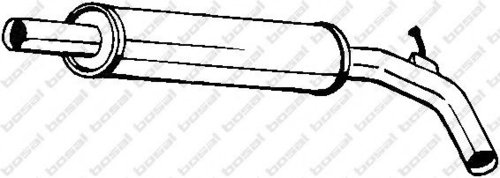 Toba esapament intermediara VW POLO CLASSIC (6KV2) (1995 - 2006) BOSAL 227-461 piesa NOUA