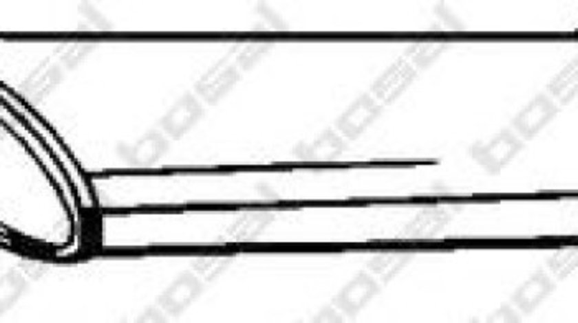 Toba esapament intermediara VW TOUAREG (7LA, 7L6, 7L7) (2002 - 2010) BOSAL 279-917 produs NOU