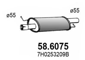 Toba esapament intermediara VW TRANSPORTER V bus (7HB, 7HJ, 7EB, 7EJ, 7EF, 7EG, 7HF, 7EC) (2003 - 20...
