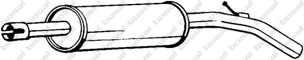 Toba esapament intermediara VW UP (2011 - 2016) BOSAL 233-495 piesa NOUA