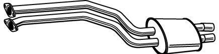 Toba esapament primara BMW Seria 5 Touring (E39) (1997 - 2004) WALKER 23306 piesa NOUA