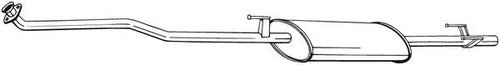 Toba esapament primara MERCEDES SPRINTER 3-t platou / sasiu (903) (1995 - 2006) BOSAL 294-217 piesa ...
