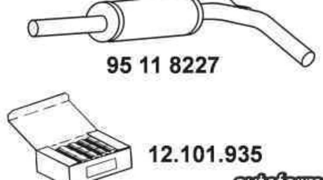 Toba esapament primara VW POLO (6N1) EBERSPÄCHER 95 11 8227